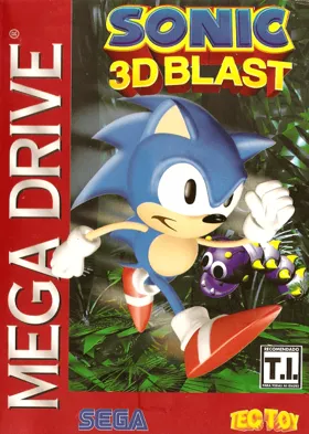 Sonic 3D Blast ~ Sonic 3D Flickies' Island (USA, Europe) box cover front